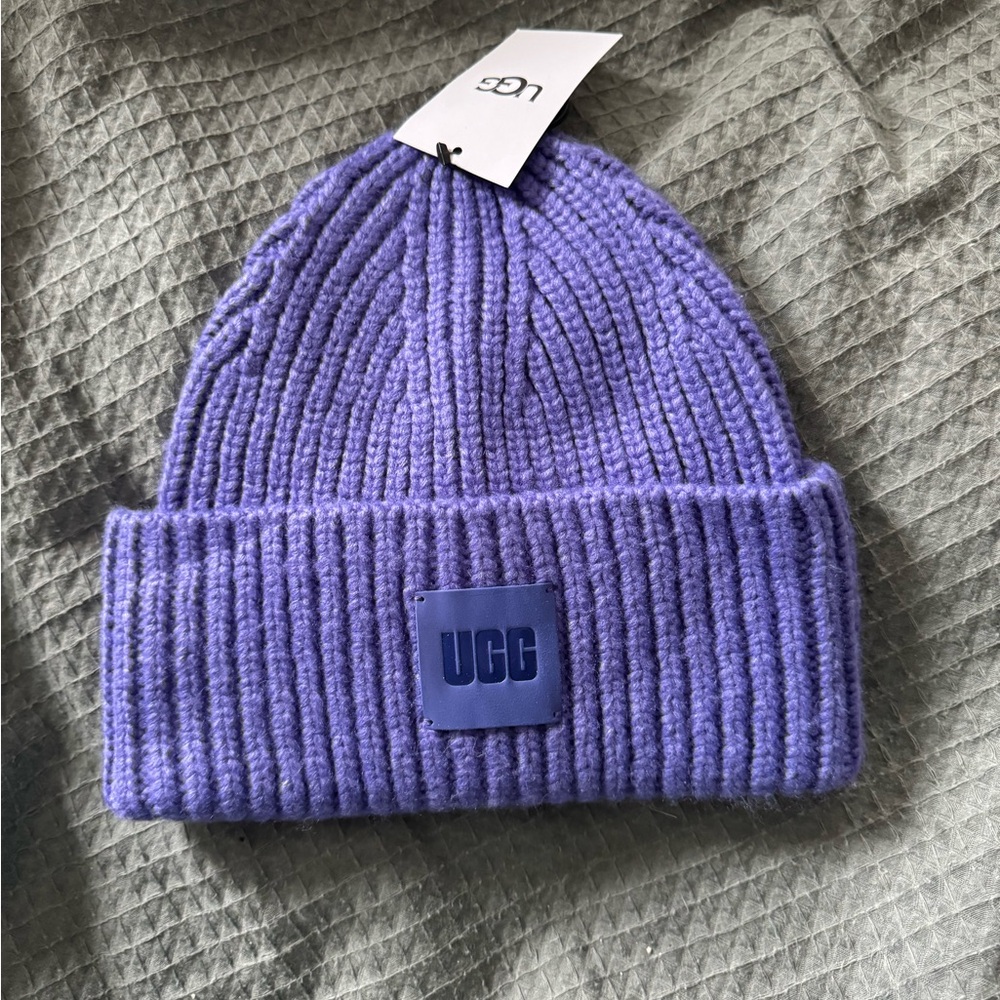UGG Purple Knit Beanie